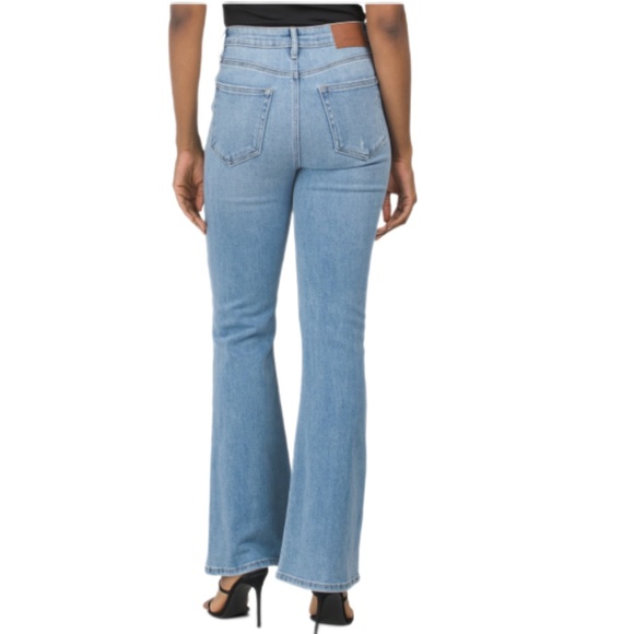 Women's Light Blue Flare Jeans - Picture 2 of 2